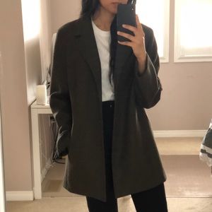 Vintage Oversized Wool Blazer Coat
